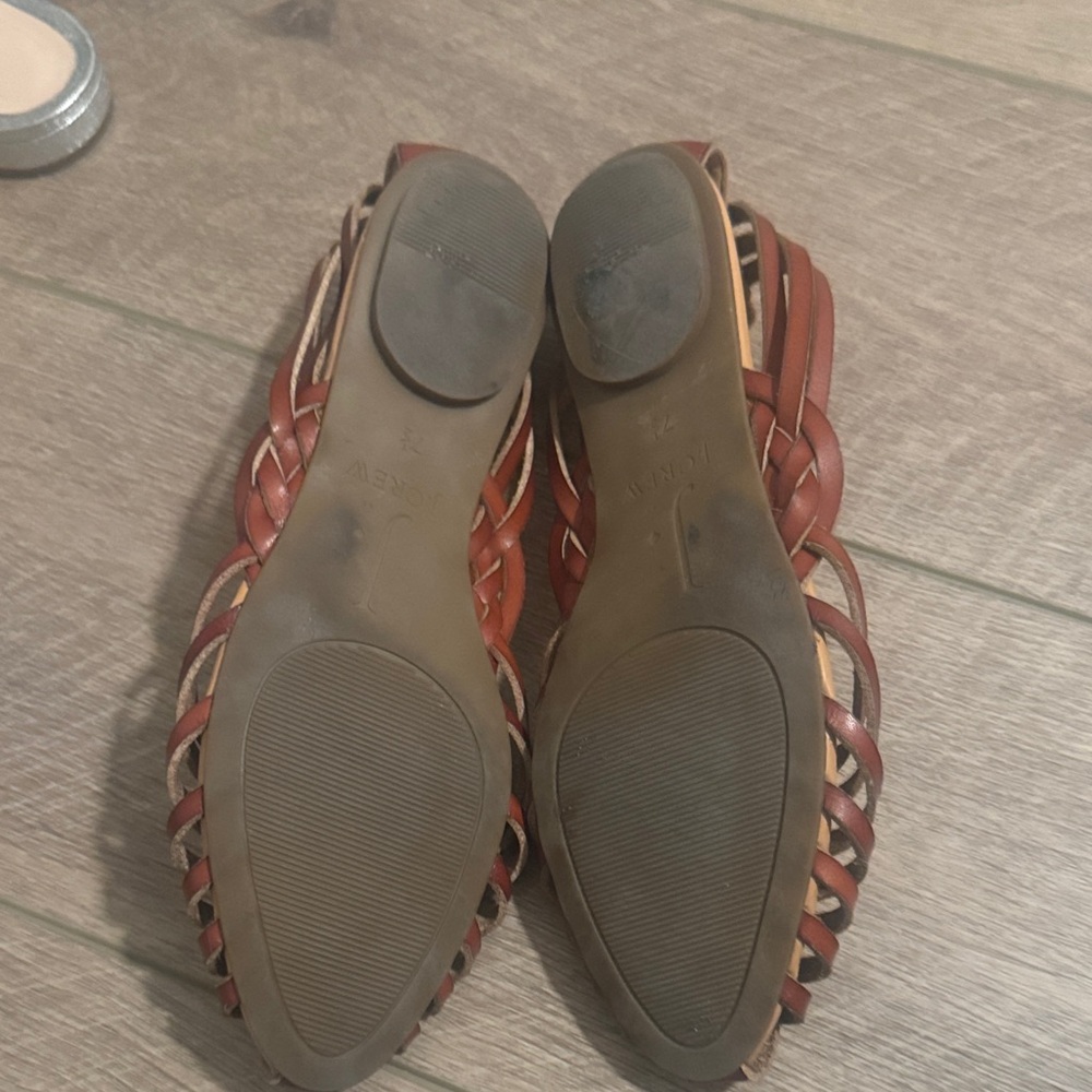 J. Crew Women's Tan and Brown Leather Loafers - Picture 2 of 4